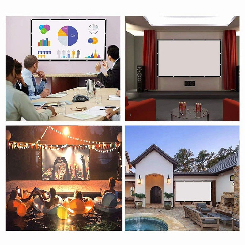 Shadow Screen 120" ALR Fixed Frame Projector Screen — Slate Grey High-Contrast Ambient Light Rejecting Surface for Home Theater | SHADOW-SCREEN-ALR-12