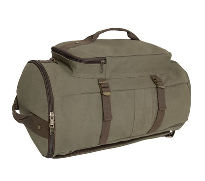 Rothco Convertible Canvas Duffle Backpack