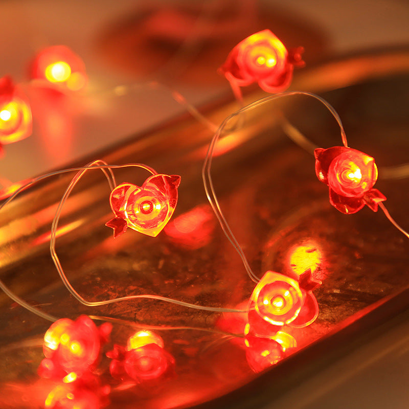 LED Love Copper Wire Starry Valentine's Day Trunk Proposal Light