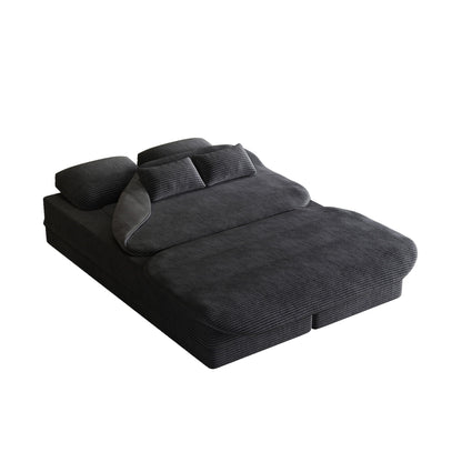 2 In 1 Foldable Sofa Bed With Multi Functional Blanket