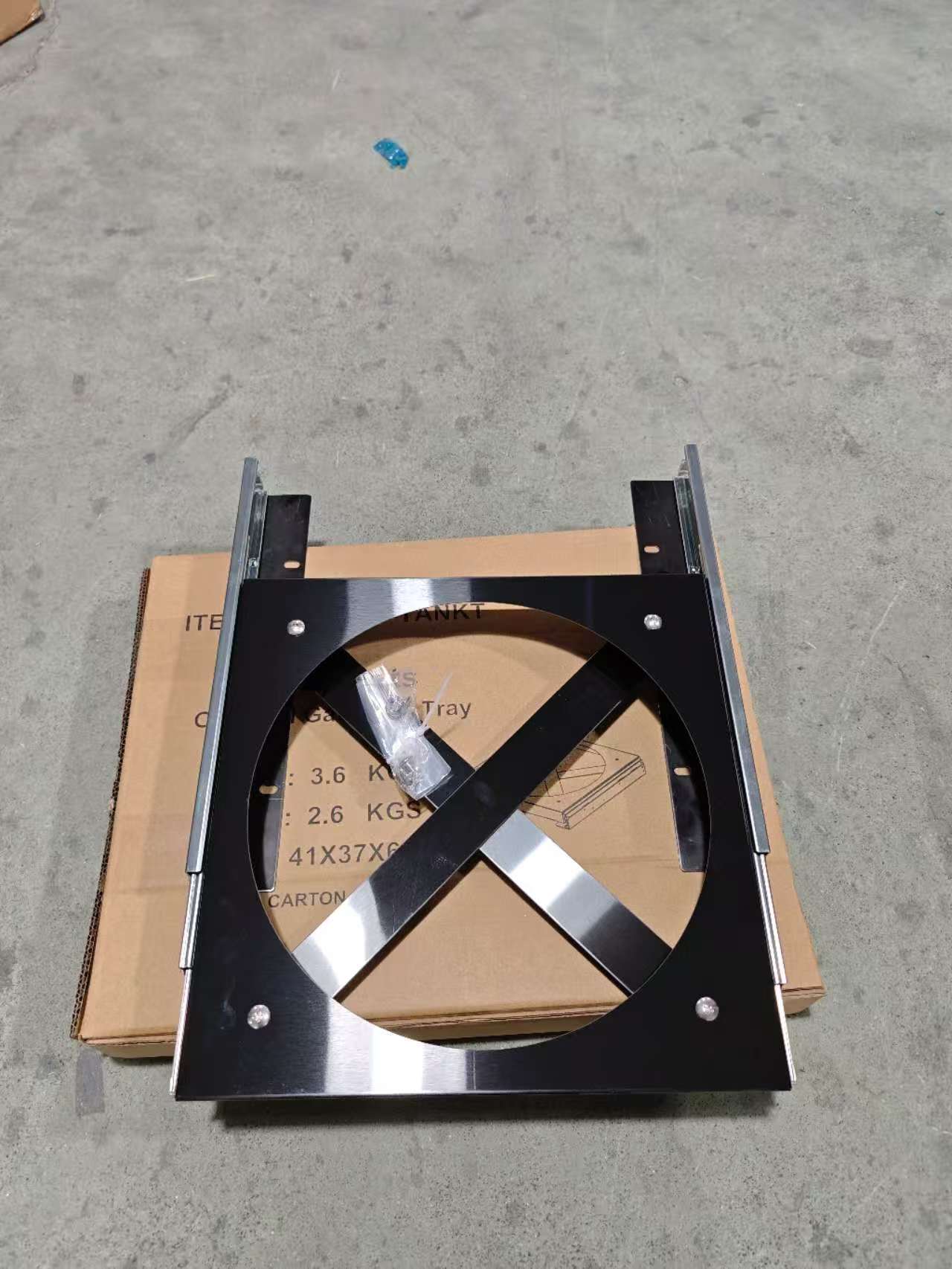 Black Gas Cylinder Pallet Stainless Steel 6B01 4B03