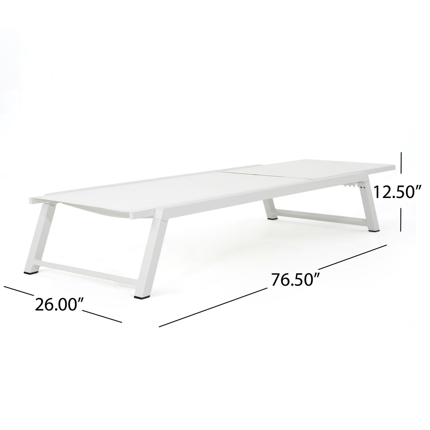 Myers Modern Chaise Lounge Set With Adjustable Back