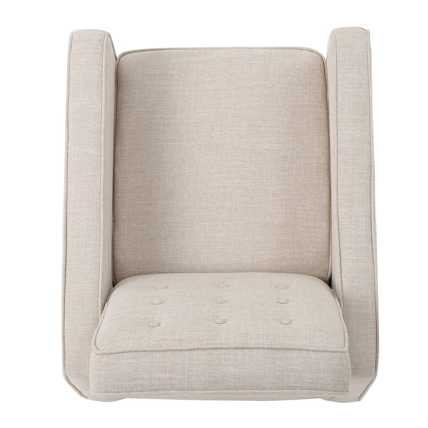 Mid-Century Modern Recliner With Button Tufted Waffle Stitch