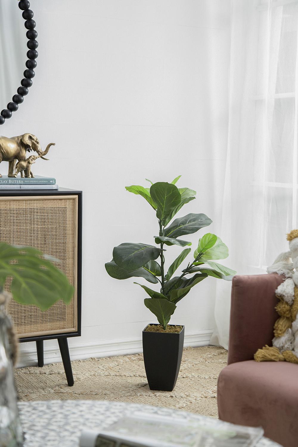 20x16x35" Artificial Fiddle-Leaf Fig Potted Plant