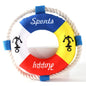 Float Training Dog Pull Ring Dog Ring Chew Resistant Toys Throw Catch Flying Pet Supplies Bite Resistant Soft Pull Ring