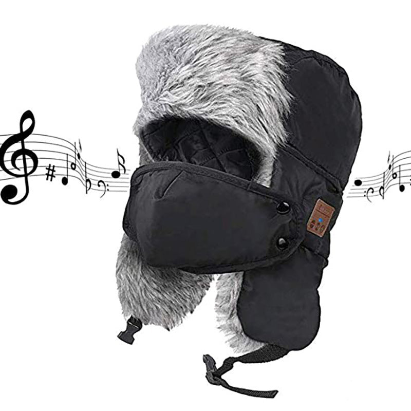 Thick bluetooth music cap