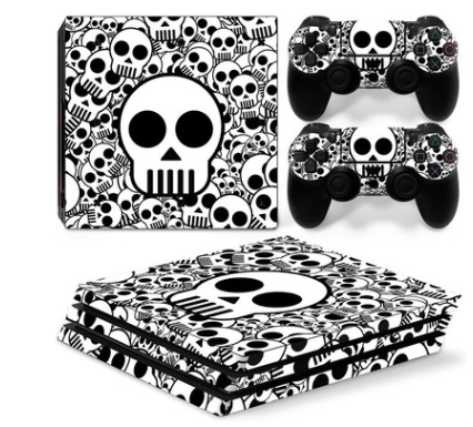 PS4 Pro Anti-Scrape Geometric Pattern Sticker | Durable Protection for Gaming Console