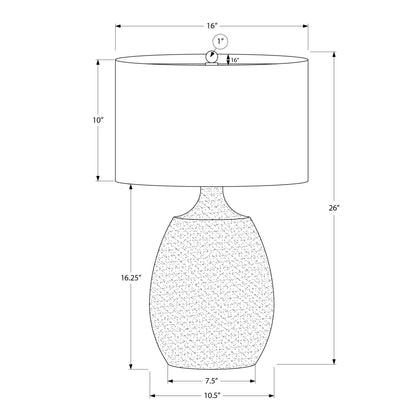 Lighting, Table Lamp, Resin, Contemporary - Cream