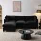 Chenille Upholstered L-Shape Sectional Couch