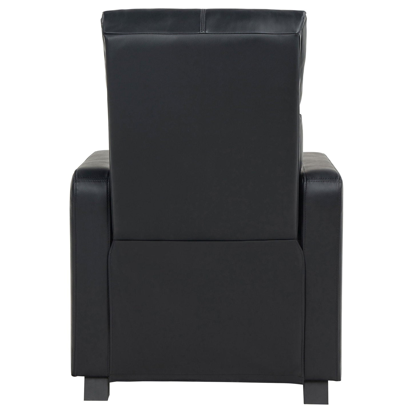 Push Back Recliner - Black