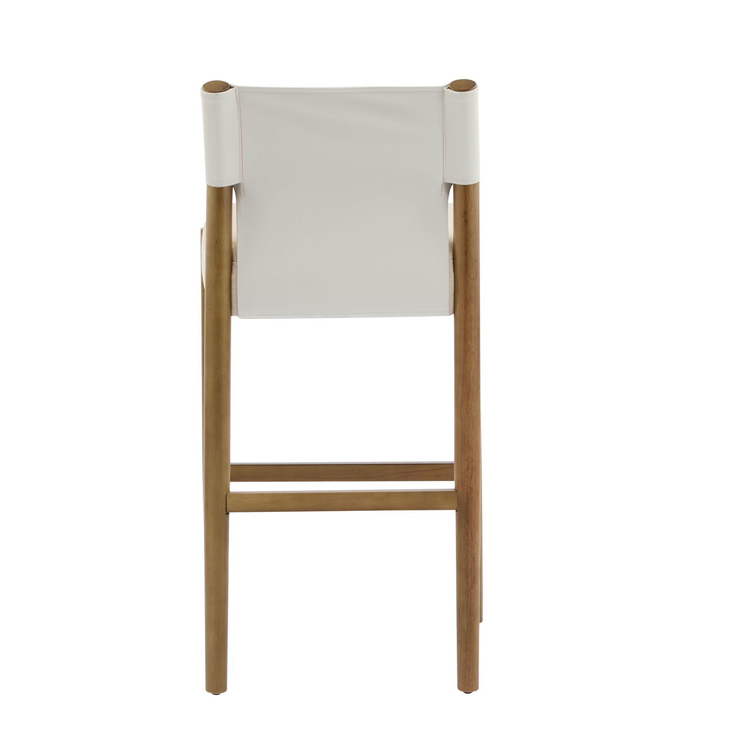 28.5'' Modern Solid Wood Bar Stool with Polyester Cushion - Set of 2