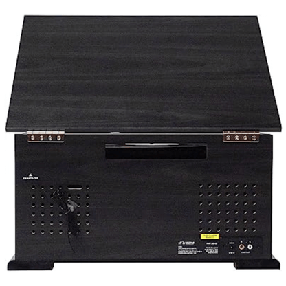 Victor State 7-in-1 Wood Music Center Graphite - Refurbished