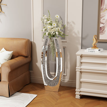 35.82" U-Shaped Tall Decorative Floor Vase