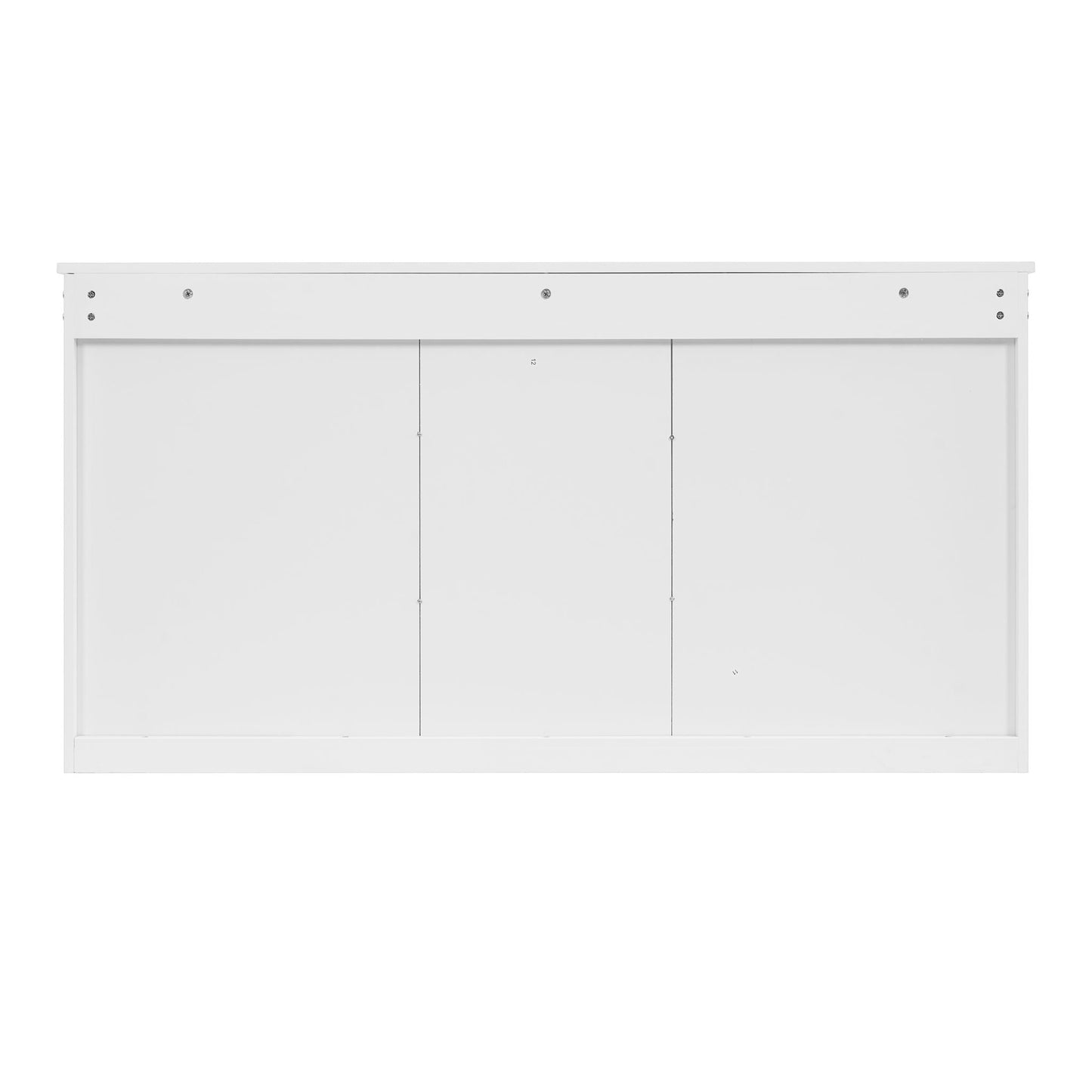 Modern Wall-Mount 2 In 1 Mirror Cabinet With Adjustable Shelves, Soft-Closing Hinges