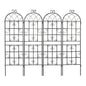 Metal Garden Rustproof Trellis For Climbing Plants Outdoor Flower Support