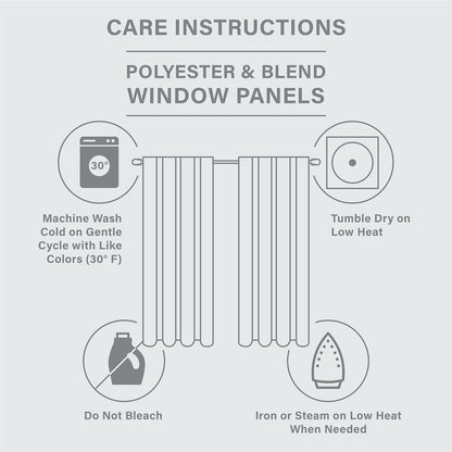Jacquard Lined Total Blackout Rod Pocket/Back Tab Curtain Panel