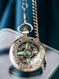 Retro Flip-Open Mechanical Pocket Watch