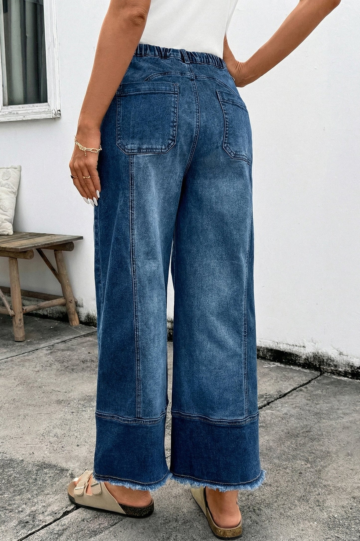 Aleah Hem Wide Leg Pants