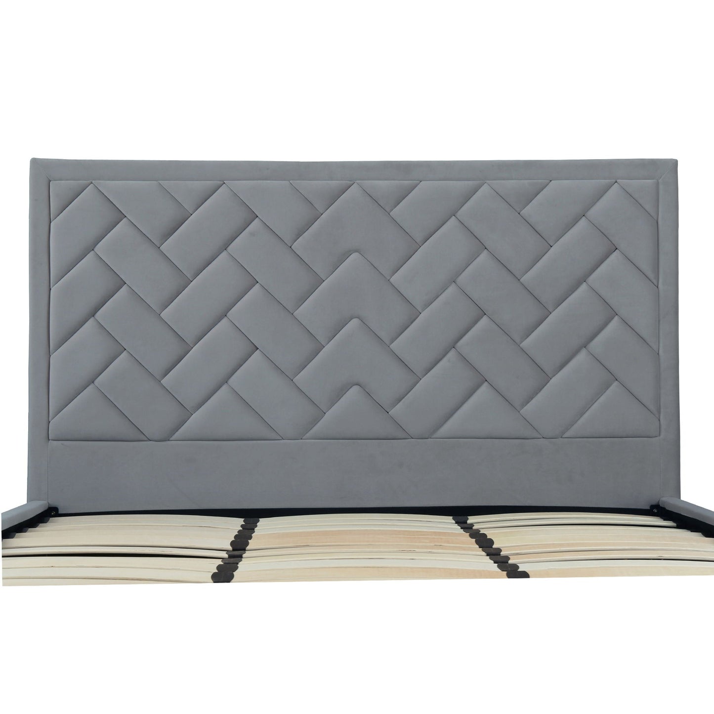 Crosby - Bed With Upholstered Headboard And Slats