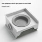Ceramic Height Increasing Table Frame, Square Cat Bowl