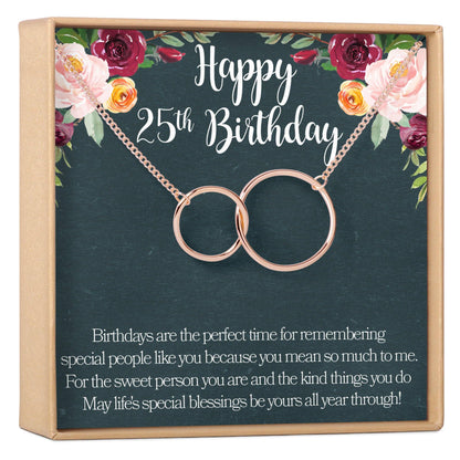 25th Birthday Necklace