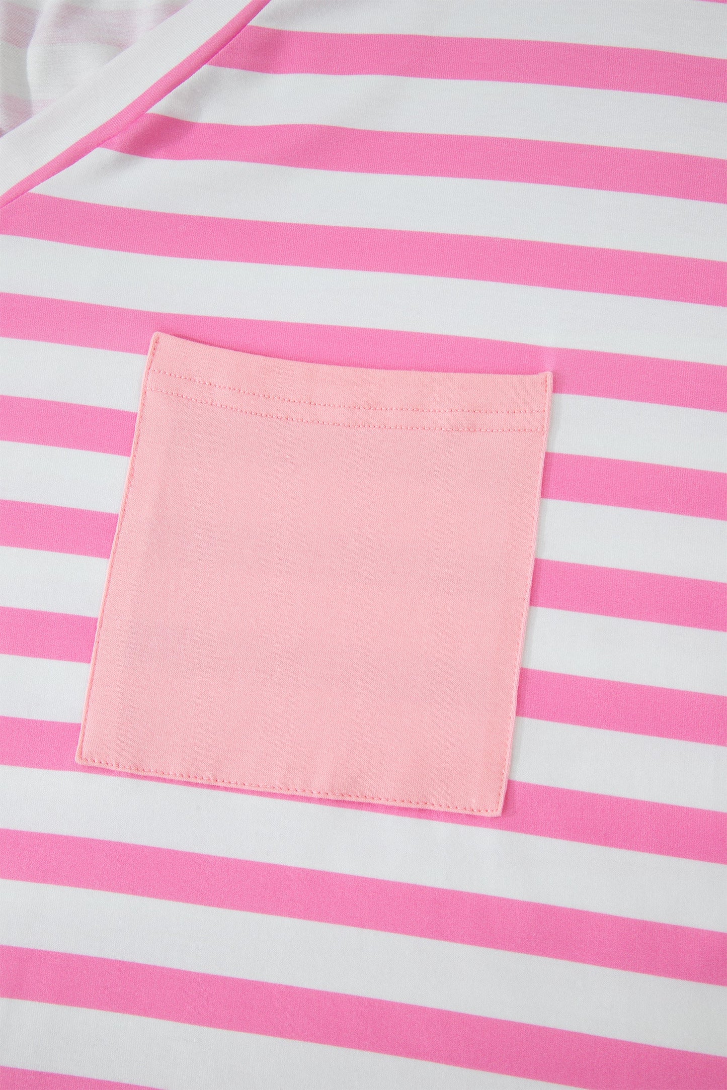 Ivanna Stripe Colorblock Patched PLUS Tee