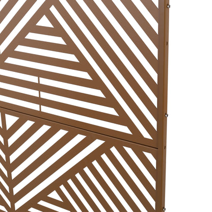 Freestanding Outdoor & Indoor Freestanding Metal Privacy Screen