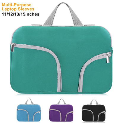 Portable Laptop Sleeve Bag for Macbook Air 11"13"12"15" Notebook Protector Case Carry Bag