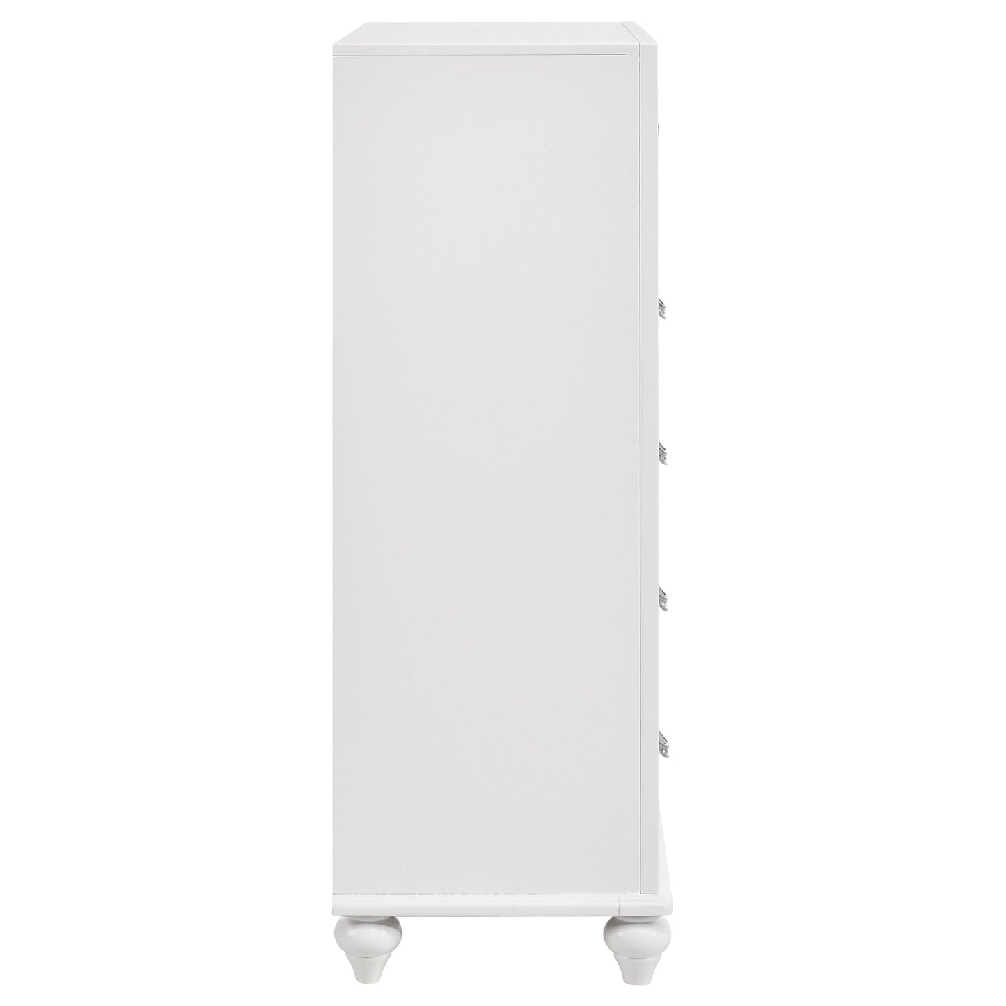 Randall - 5 Drawer Chest - White