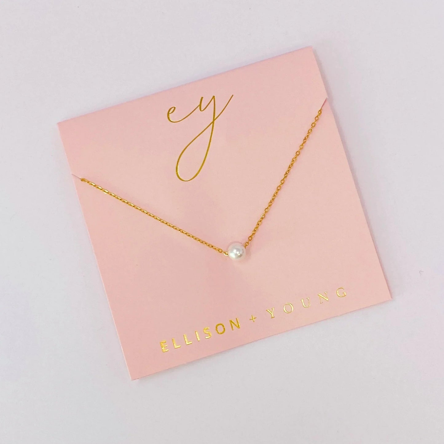 Dainty Single Pearl Necklace