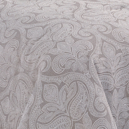 Winthrop Grey Damask Jacquard 9 Pc Comforter Set