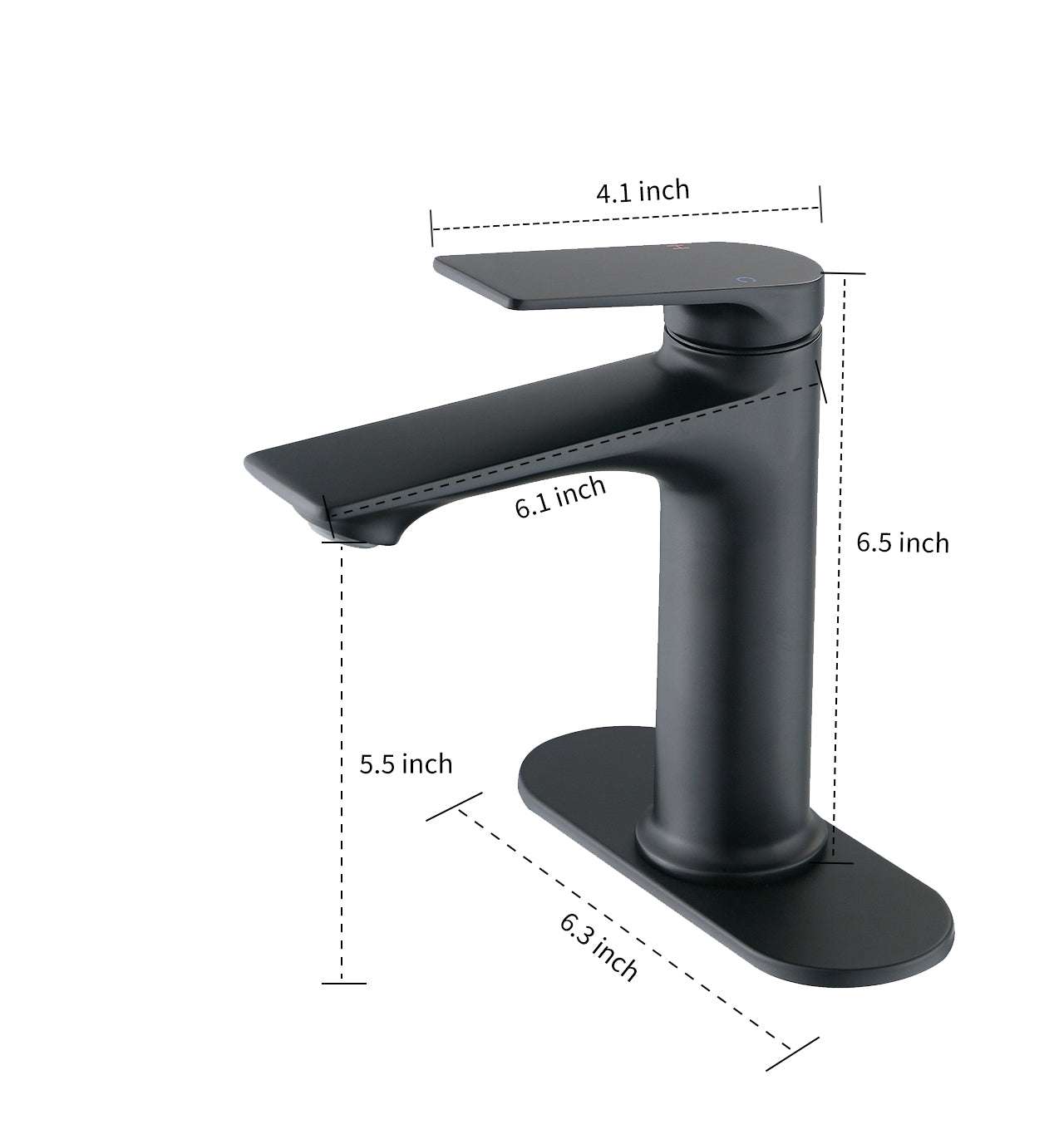 Single Hole Bathroom Sink Faucet, Single Handle Bathroom Faucet