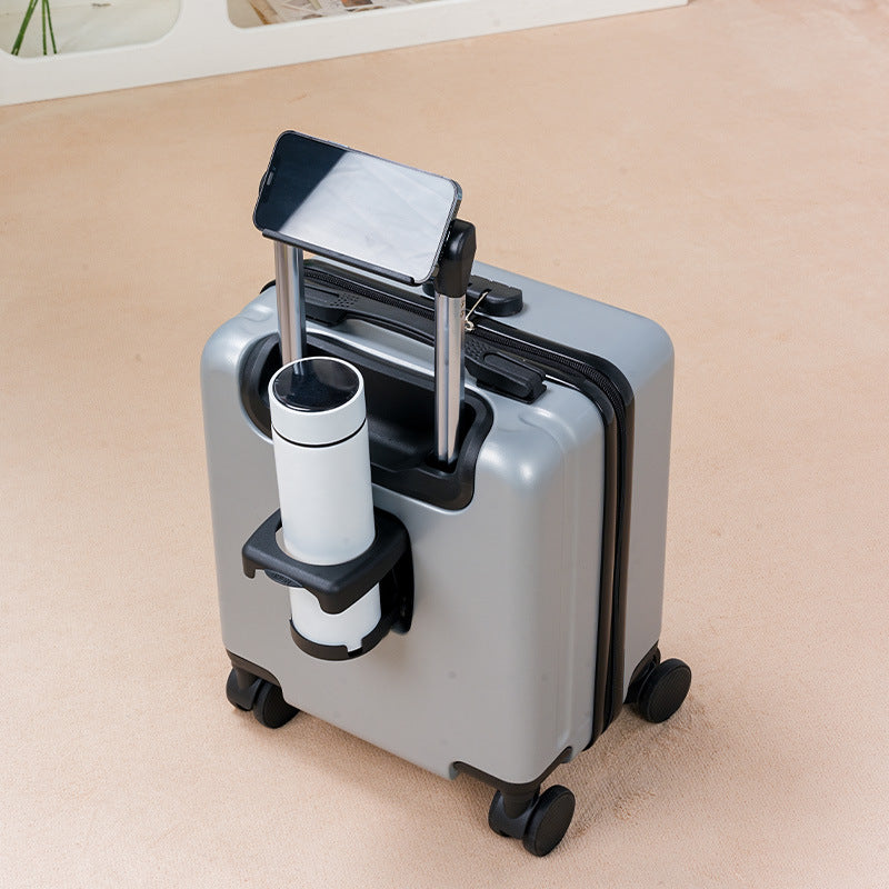 Board-Ready Mini Rolling Travel Suitcase