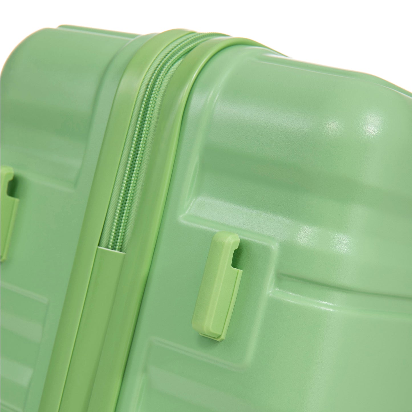 HIFINE Tourist 3-Piece Spinner Wheel Luggage Set in Green