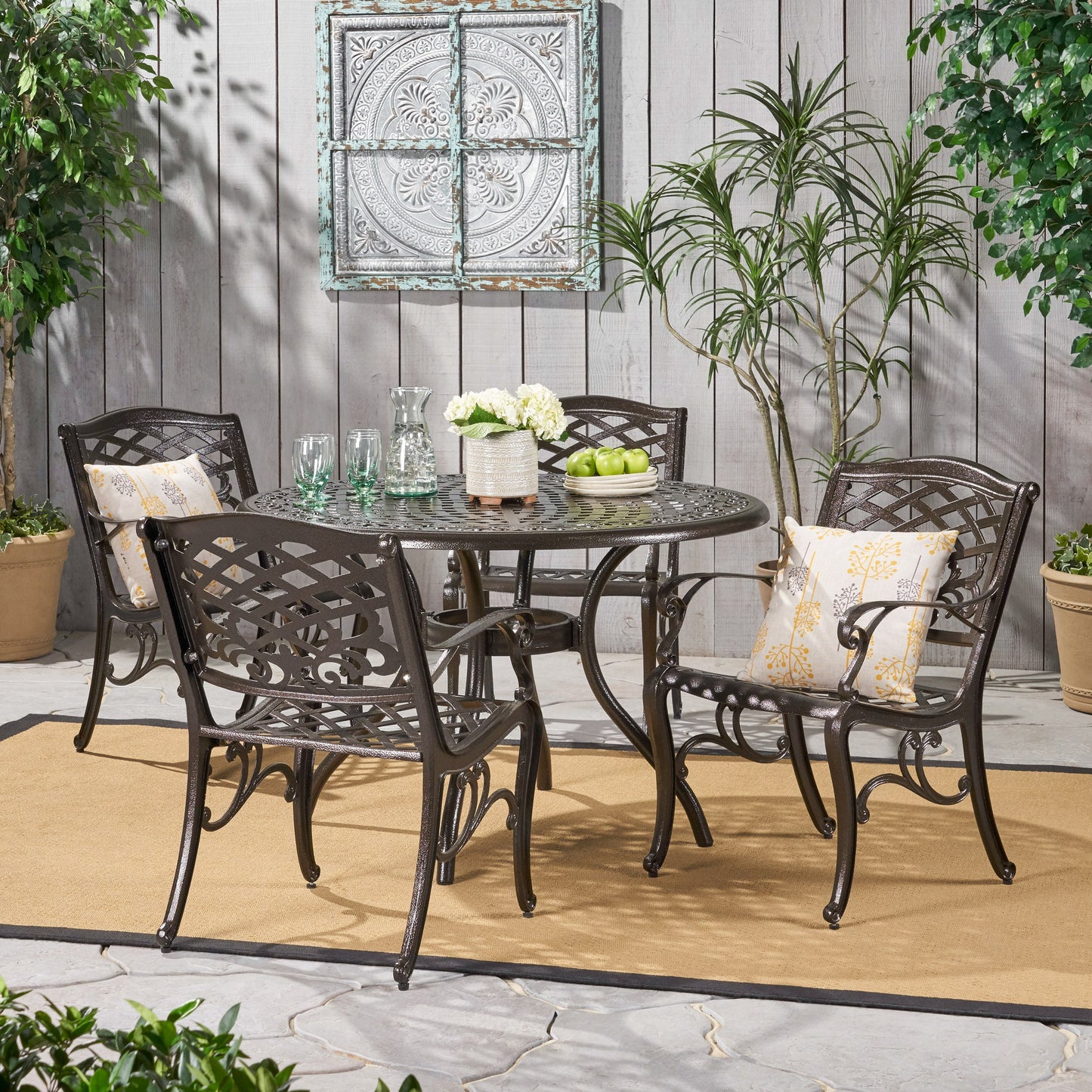 Chachere 5 Piece Dining Set