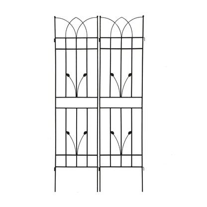 Metal Garden Trellis Rustproof For Climbing Plants Outdoor Flower Support