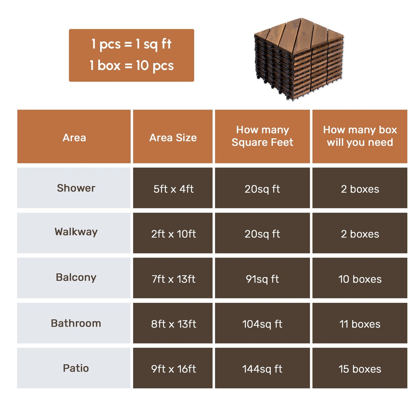 Interlocking Deck Tiles, Diagonal Pattern Outdoor Decking