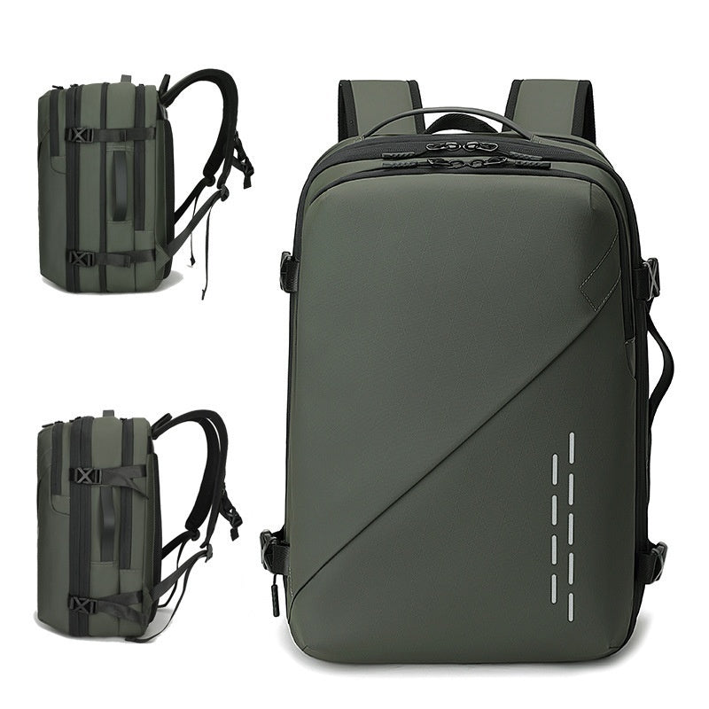 Mens Large-capacity Stylish Minimalist Vacuum-compressed Backpack