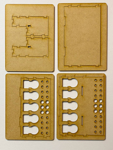 Paint Rack - 26mm Mini, For Vallejo and Army Painter Style Dropper Bottles