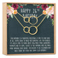 26th Birthday Necklace, Multiple Styles