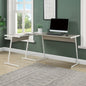 Carver - Computer Desk - Gray & White