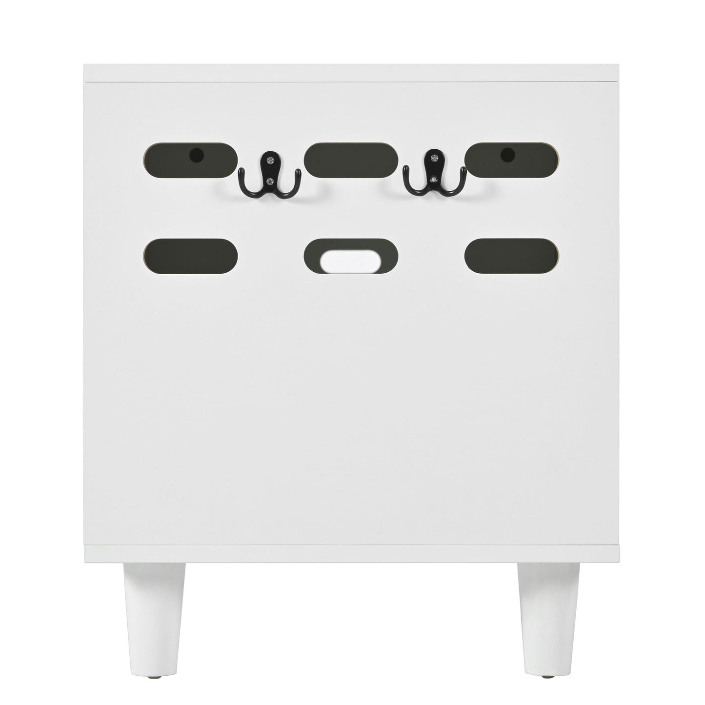 Furniture Style Cat Cabinet Cat Litter Box With Sisal Scratching Door - Cream White