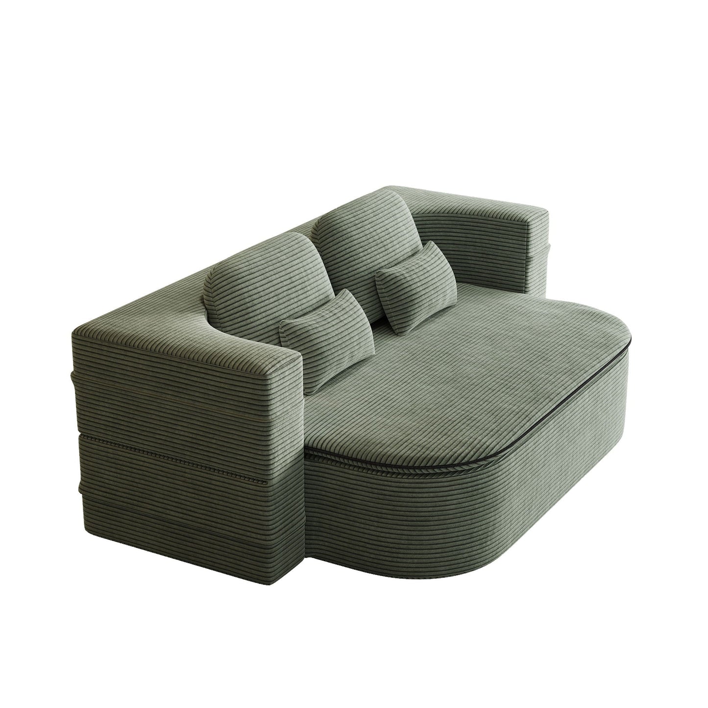 2 In 1 Foldable Sofa Bed With Multi Functional Blanket