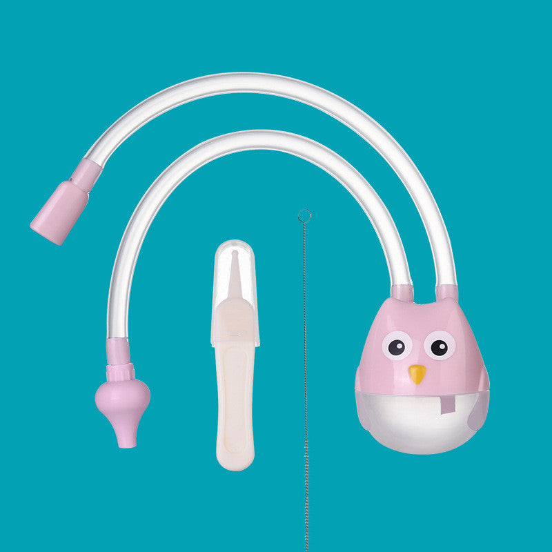 Baby Mouth Suction Nasal Aspirator Cleaning Tweezers Brush Set