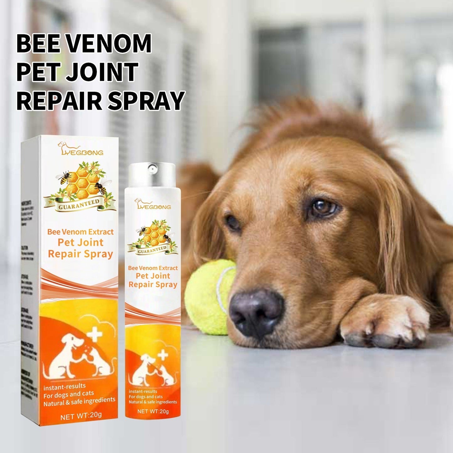 Yegbong Pet Joint Care Spray Pet Joint Care Spray For Relieving Discomfort In Pet Joints And Muscle Weakness
