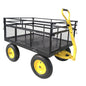 Steel Garden Cart, Heavy Duty 1400 lbs Capacity