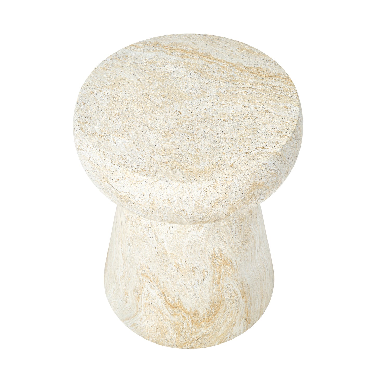U_Style Mushroom-Shaped Outdoor Concrete Side Table