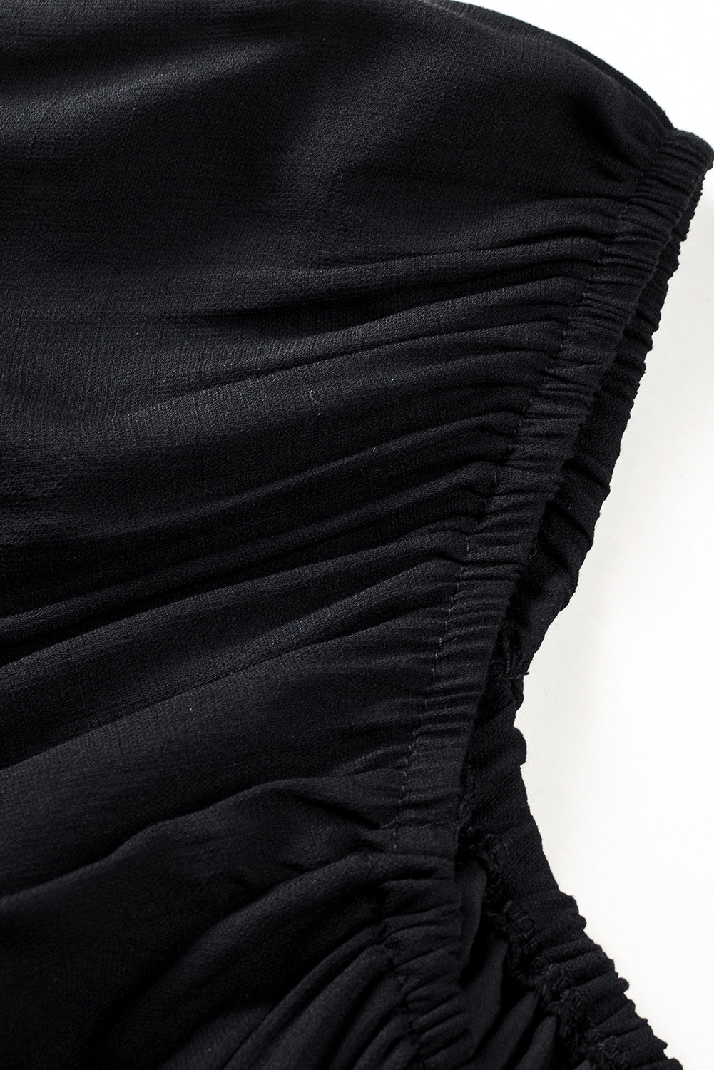 Tatum Drawstring Ruffle Mini Dress