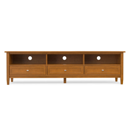 Warm Shaker - Handcrafted Low TV Media Stand