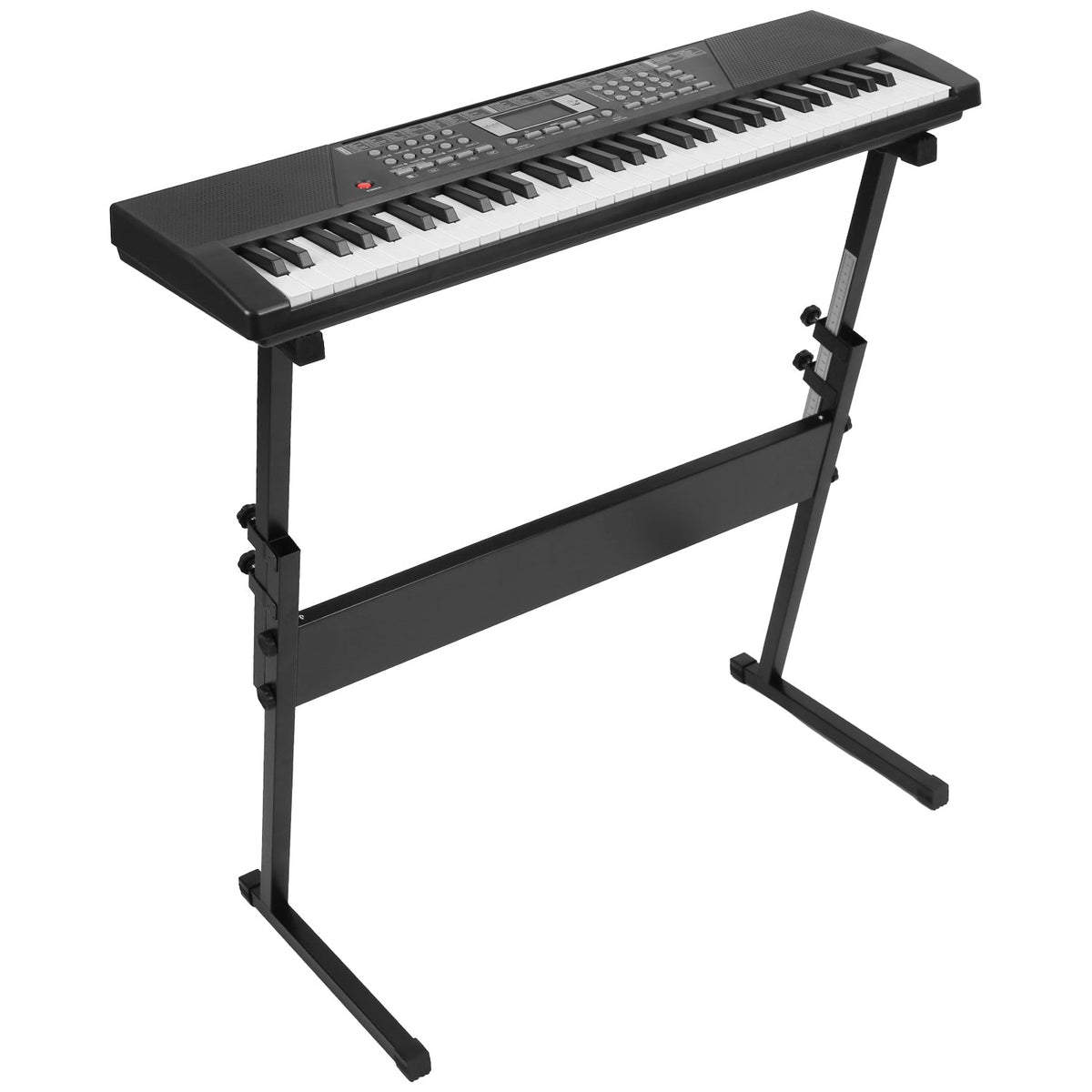 61 Keys Digital Music Keyboard Electric Piano Electronic Musical Instrument Kids Learning Keyboard with Light Up Keys Microphone for 3-12 Year Old Kid
